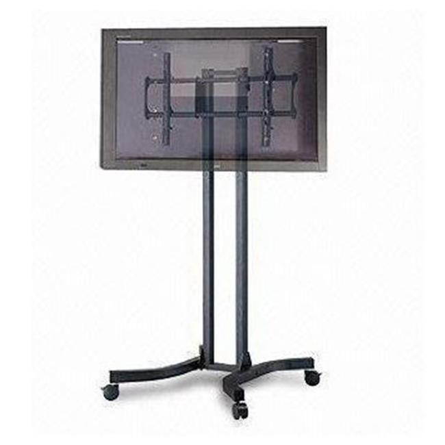 Cotytech Adjustable Ergonomic Mobile TV Cart for 32 inch - 56 inch With 1 Shelf