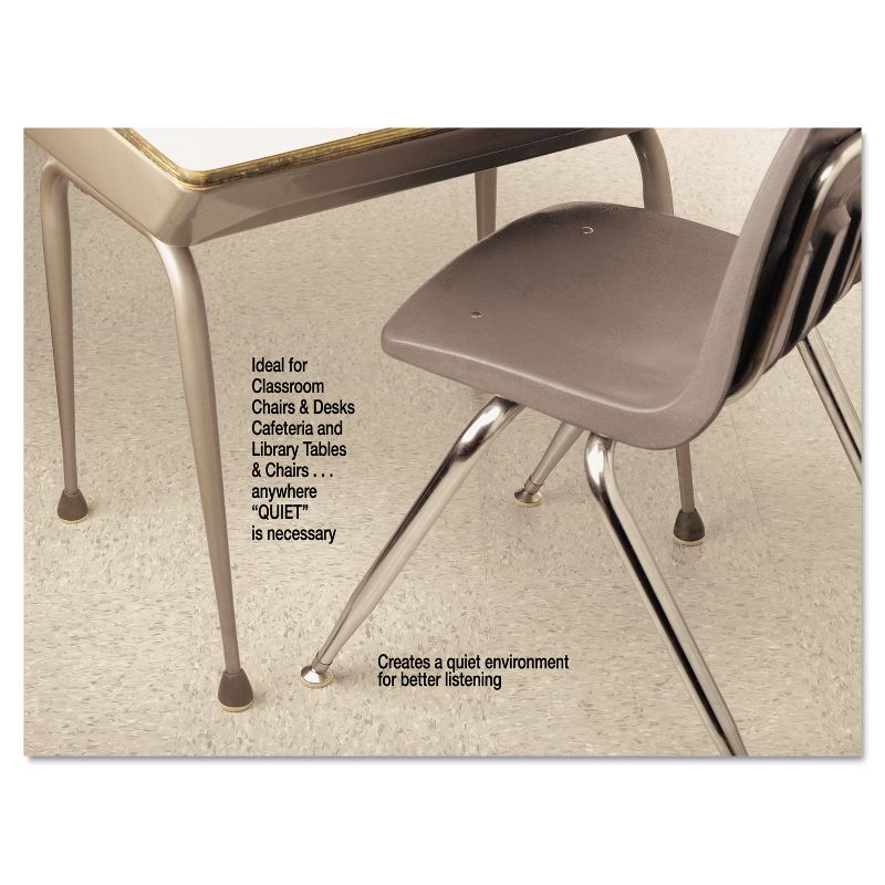 Scotch 3" 4pk Felt Pads Brown