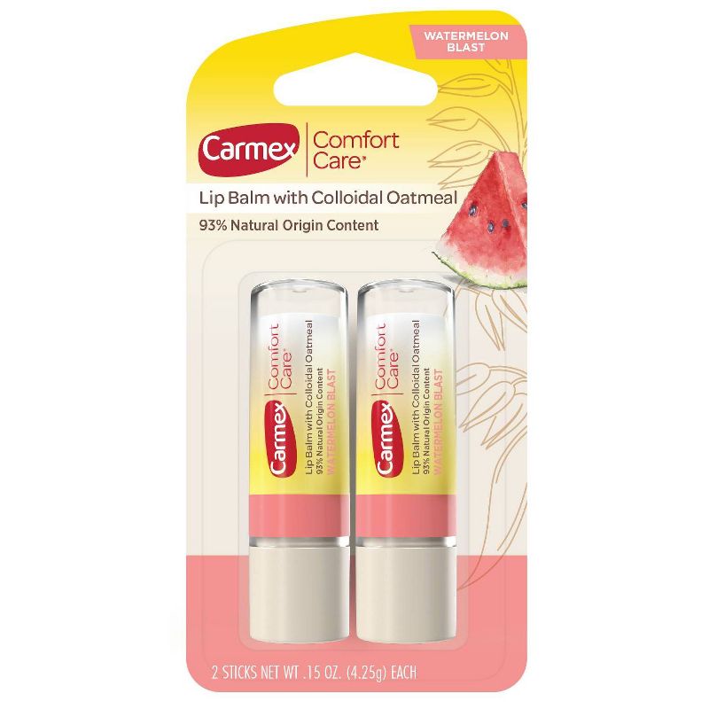 eos flavorlab Lip Balm Sticks - Lavender Latte &  Sweet Grapefruit - 2pk/0.28oz