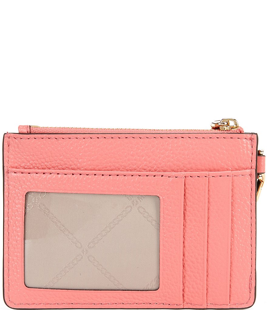 Michael Kors Zebra Signature Jet Set Double Zip Wristlet