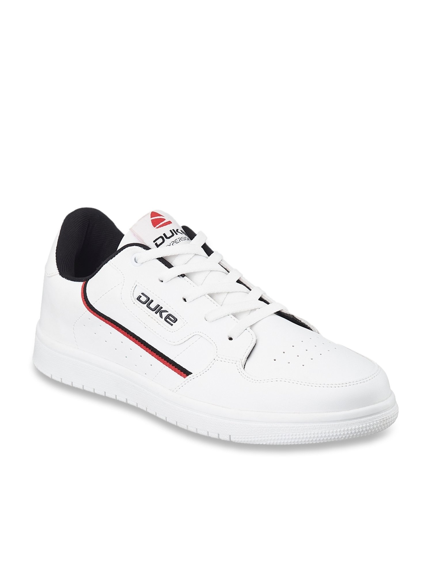 Duke Men's White Casual Sneakers