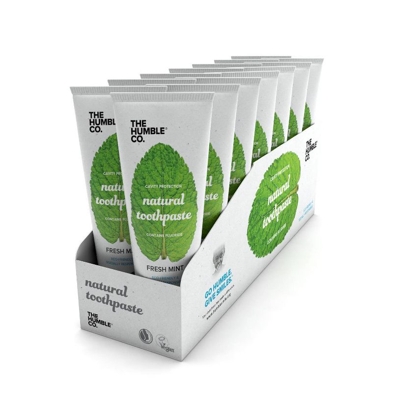 The Humble Co. Fresh mint Toothpaste - Trial Size - 3.4oz