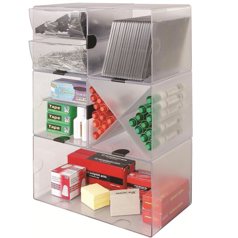 Deflecto Desk Cube Double Cube 12 x 6 x 6 350501