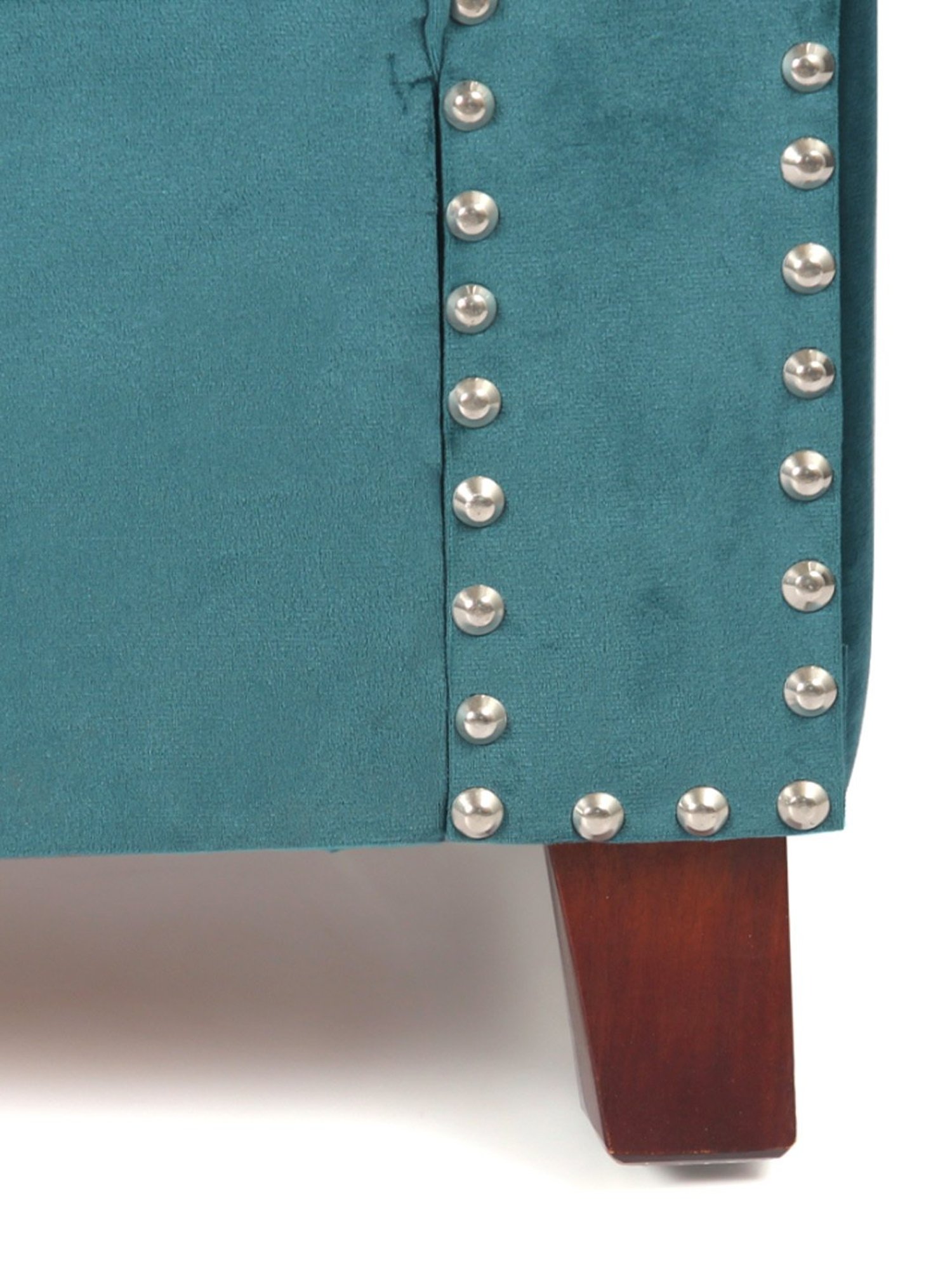 Chumbak Jodhpur Sailor Solid Blue Sheesham Wood Bench