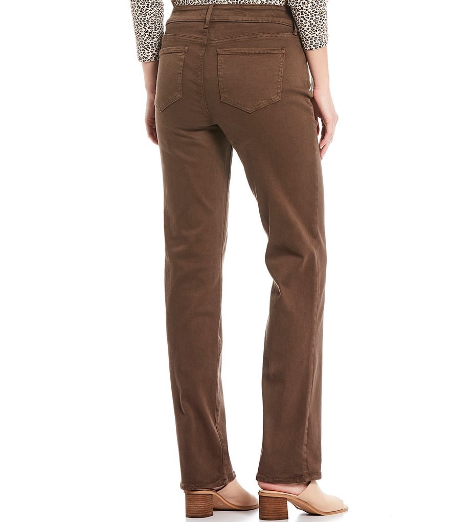 NYDJ Marilyn Straight Leg Mid Rise Bootcut Jeans