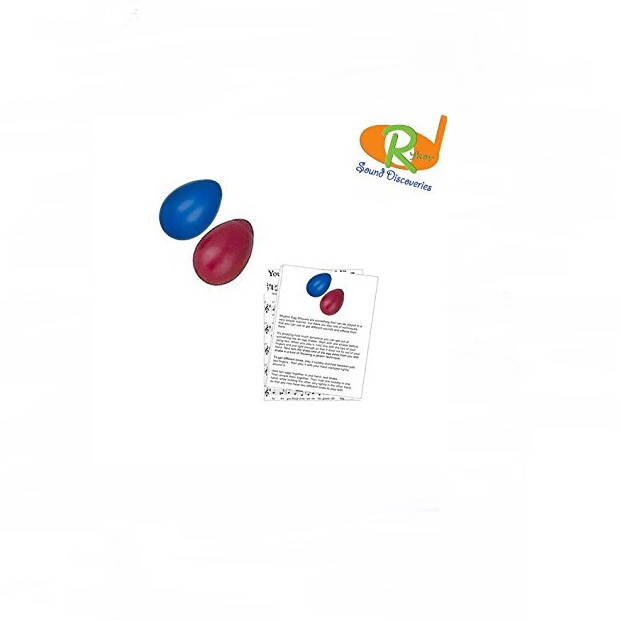 Children's Rhythm Egg Shakers w/Learn to Play Educational Music - (Yankee Doodle) #RSDBRS