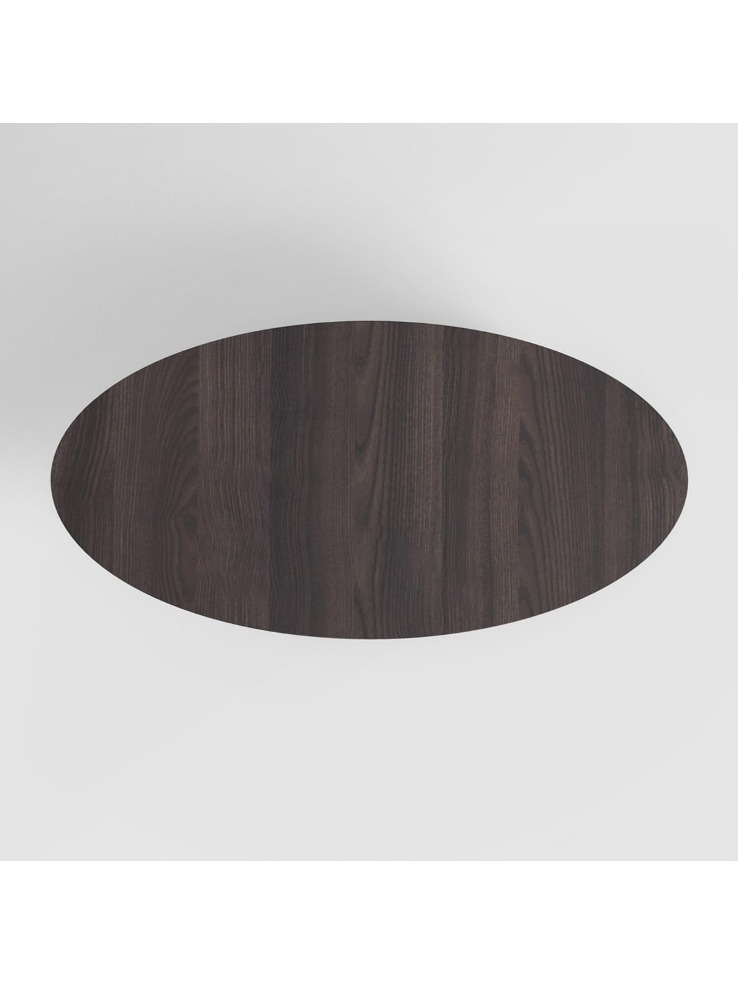 Godrej Interio Oval XL Brown Rose Wood Coffee Table