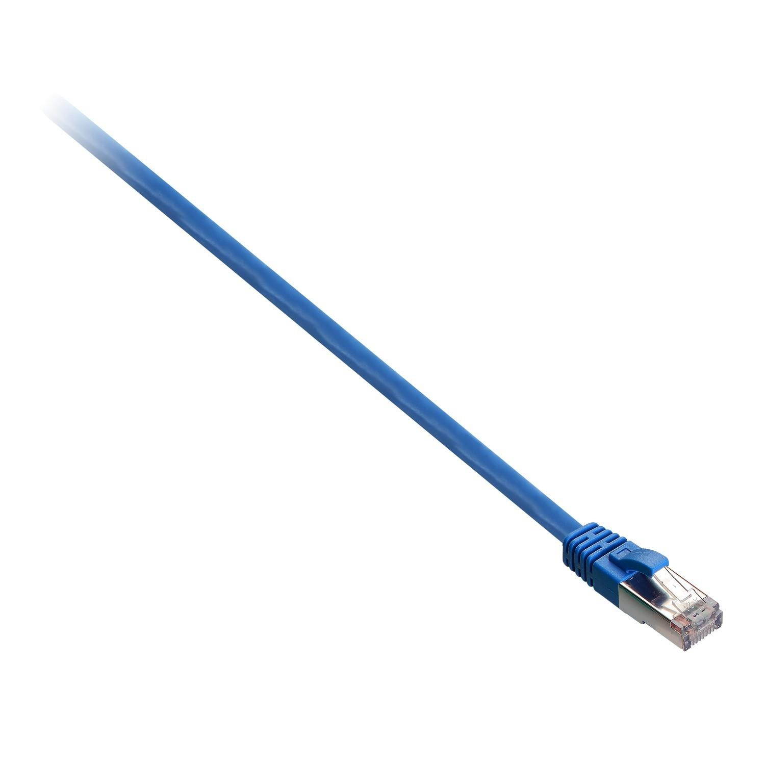 V7 V7E2C5S-05M-BLS-N Cat5E Stp 16Ft Blue Patch Metal Shielded Patch Cable