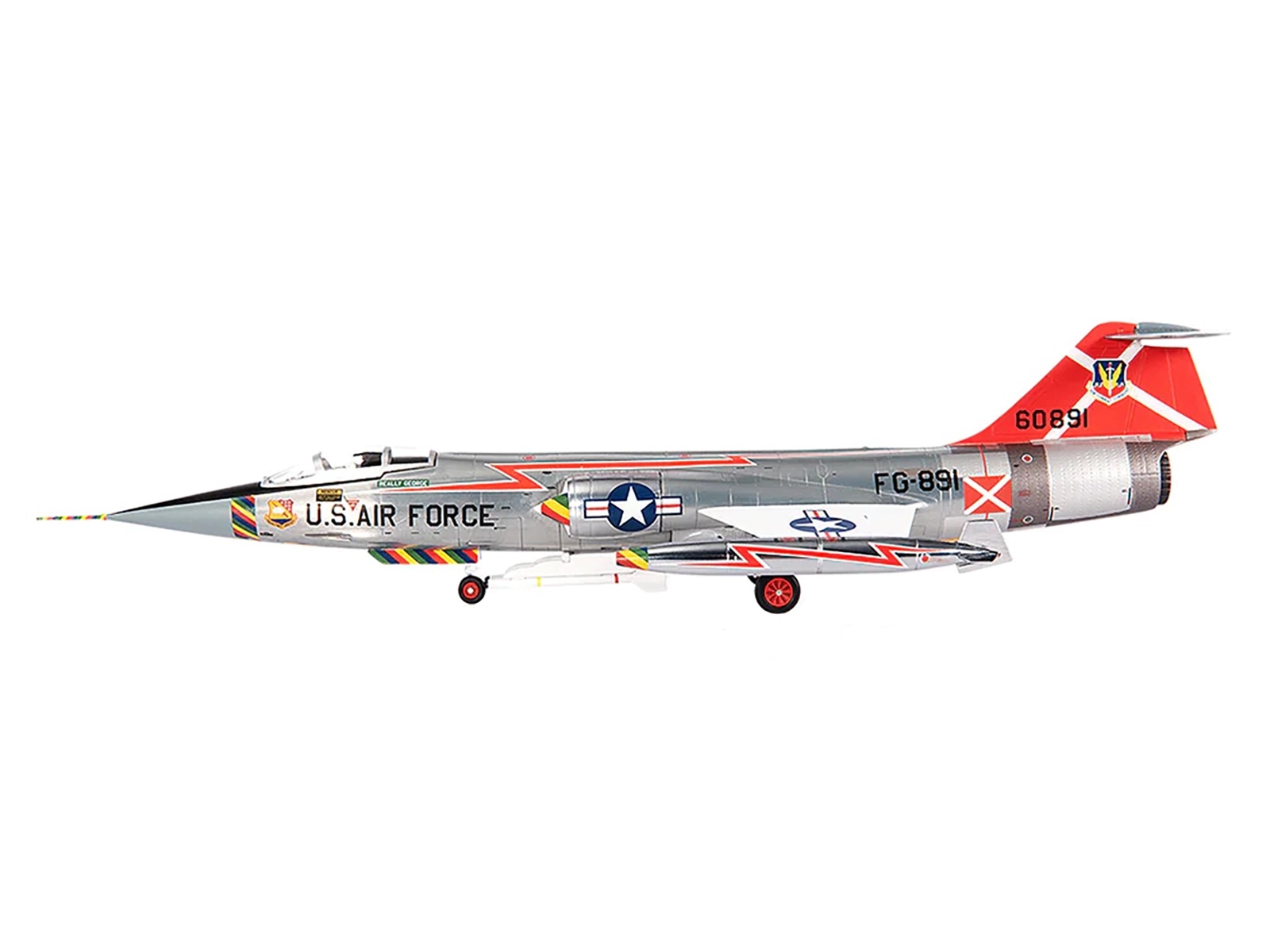 Lockheed Martin F-16C Fighting Falcon Fighter Aircraft "Viper Demo Team" (2021) United States Air Force 1/144 Diecast Model by JC Wings
