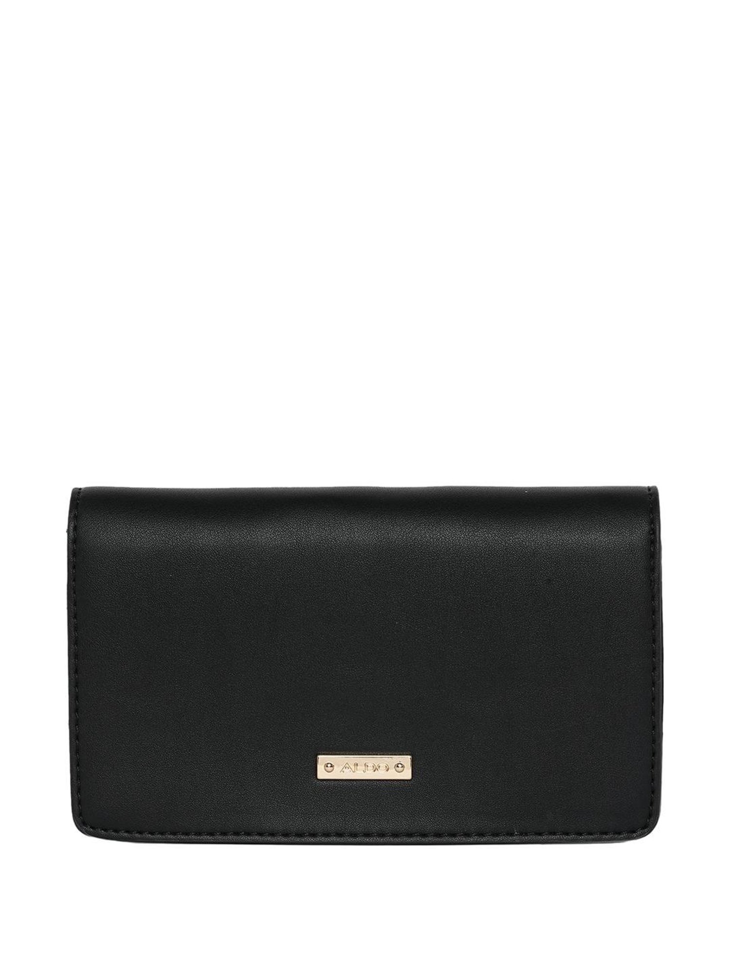 Louis Philippe Brown Casual Leather Money Clip Wallet for Men