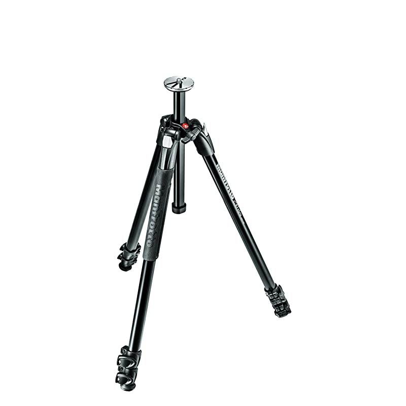 290 Xtra Aluminum 3-Section Tripod (MT290XTA3US),Black