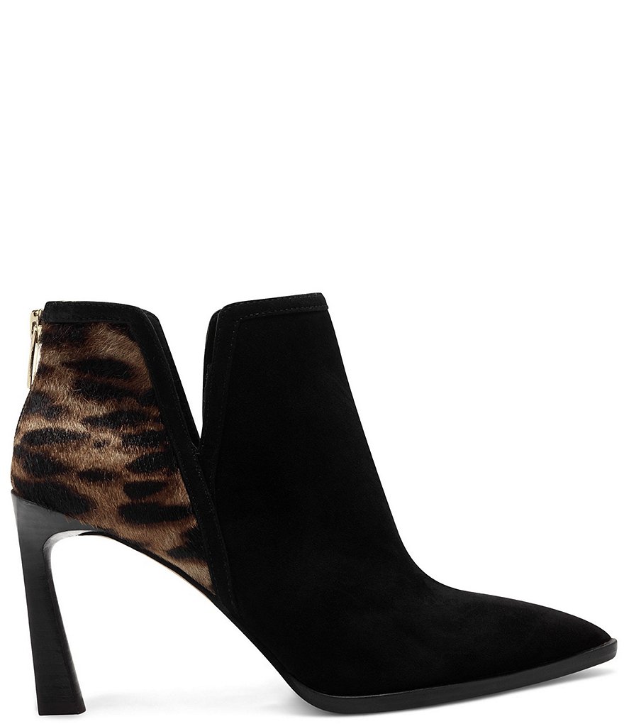 Vince Camuto Pentila Suede And Haircalf Booties