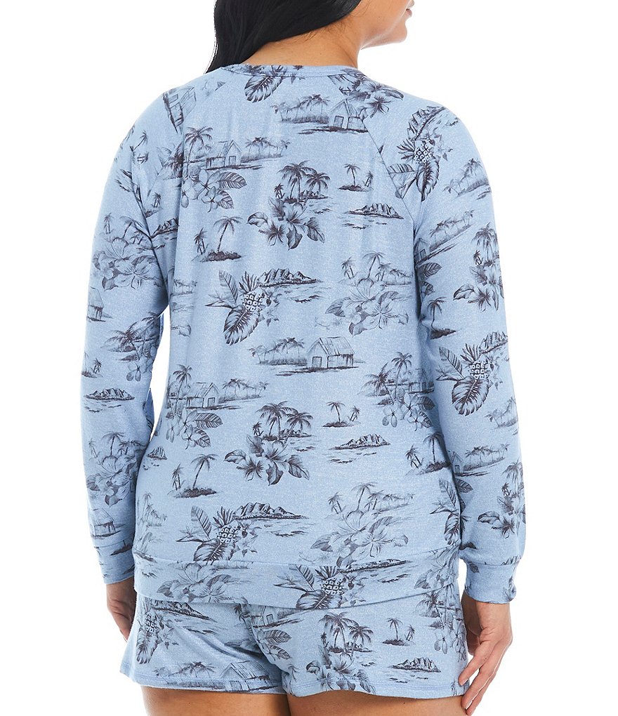 PJ Salvage Scenic Printed Jersey Knit Coordinating Sleep Top