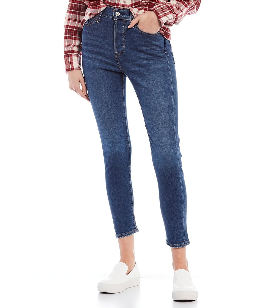 Celebrity Pink Destructed Mom Jeans