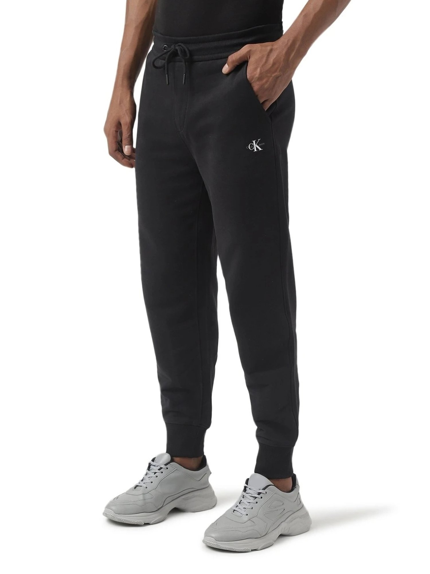 Parx Black Jogger Fit Joggers