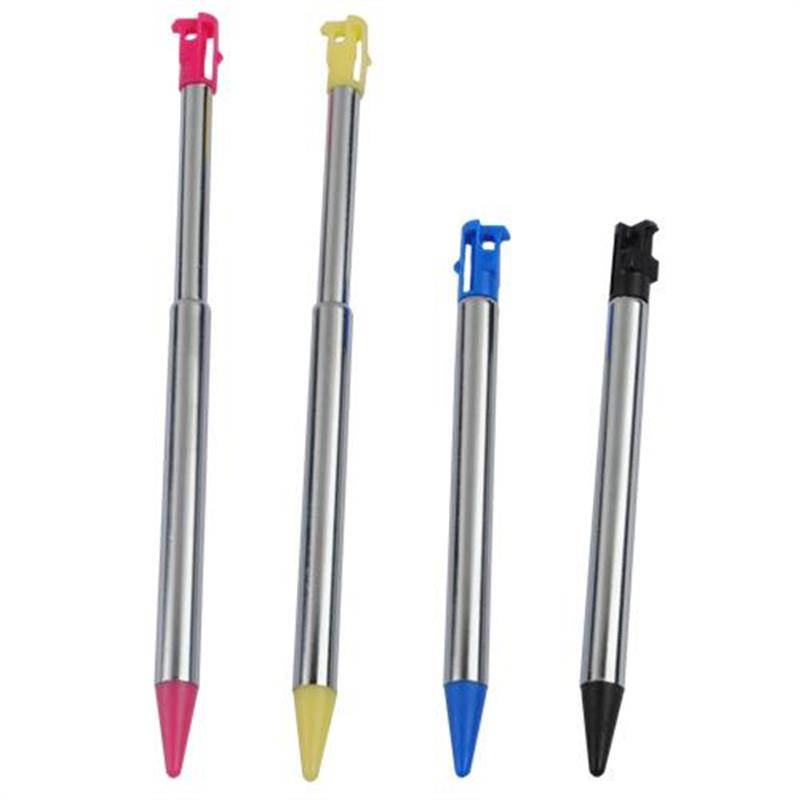 Best Promotion 5pcs Retractable Metal Touch Screen Stylus Pen Set For Nintendo For 3DS 7-12cm Length