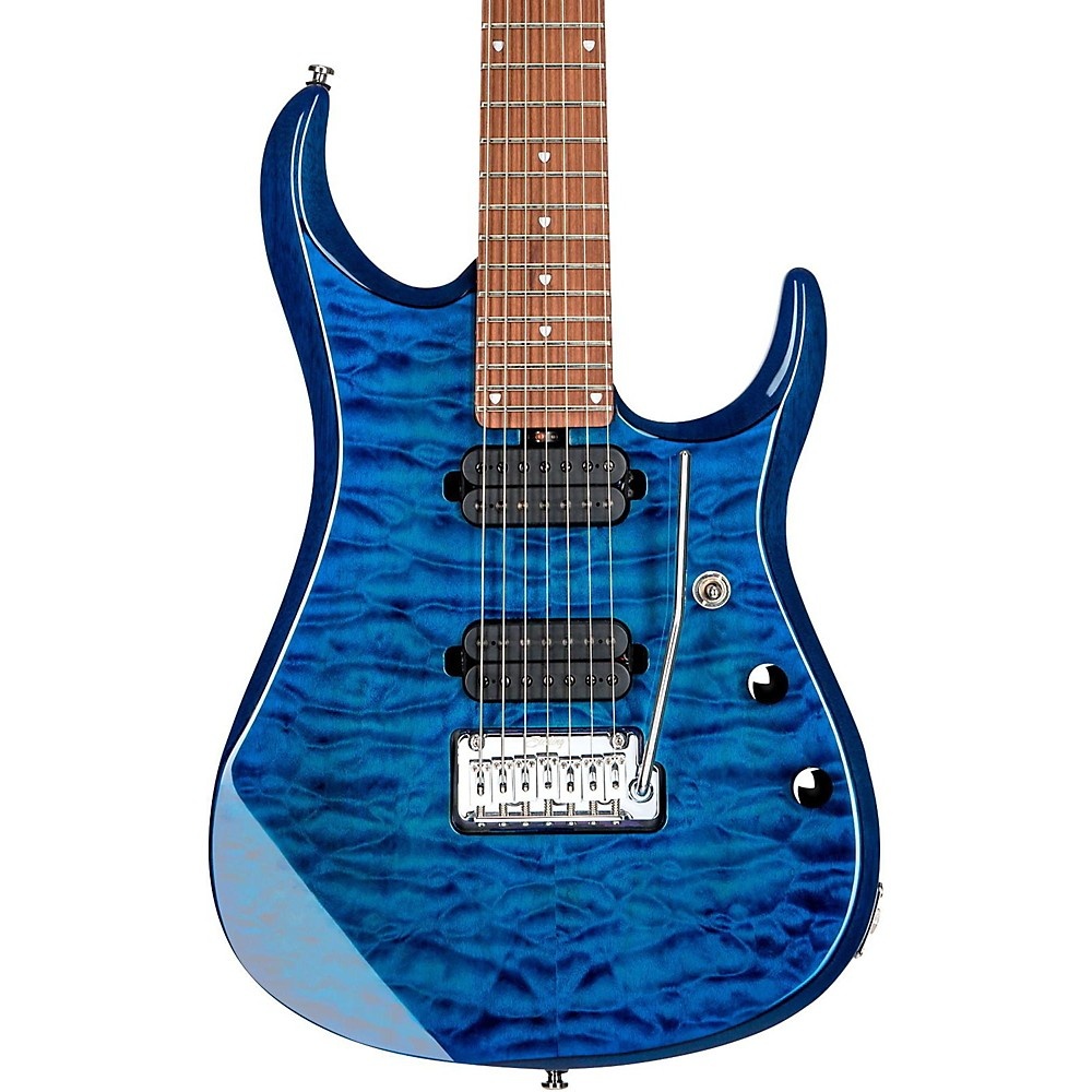 Sterling by Music Man John Petrucci Signature Series 7 String Electric Guitar Neptune Blue