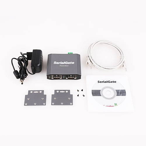 SystemBase - Serial(RS232/422/485) to Ethernet 2Ports Industrial Grade Device Server, DB9 Male Connector, Supports Modbus RTU/ASCII (SG-2021DIL/ALL)