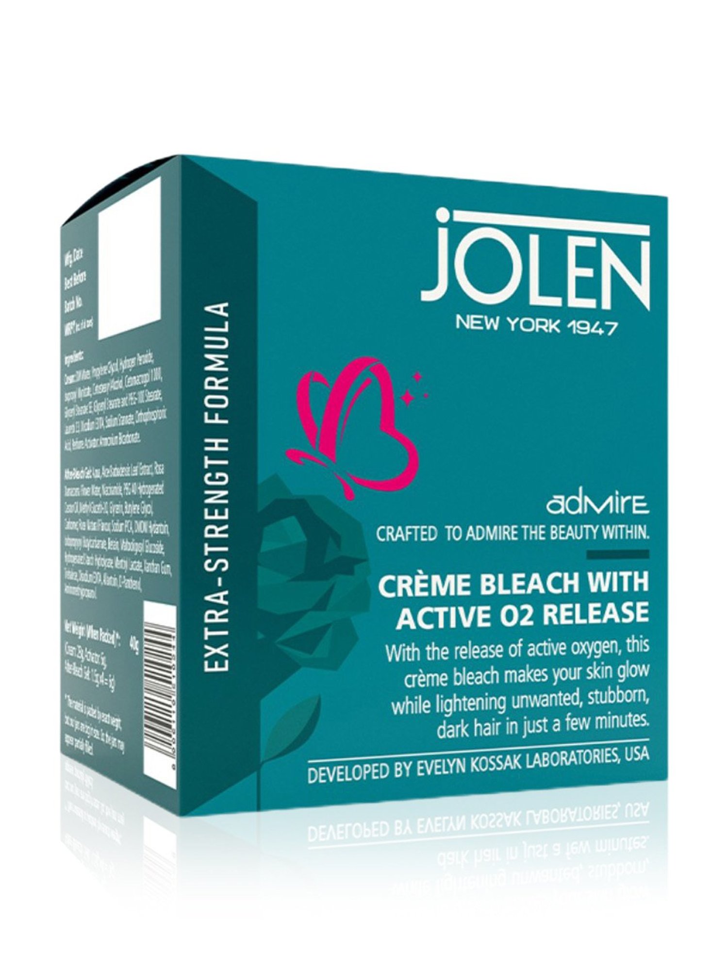 Jolen New York Creme Bleach with Active O2 Release - 247 gm