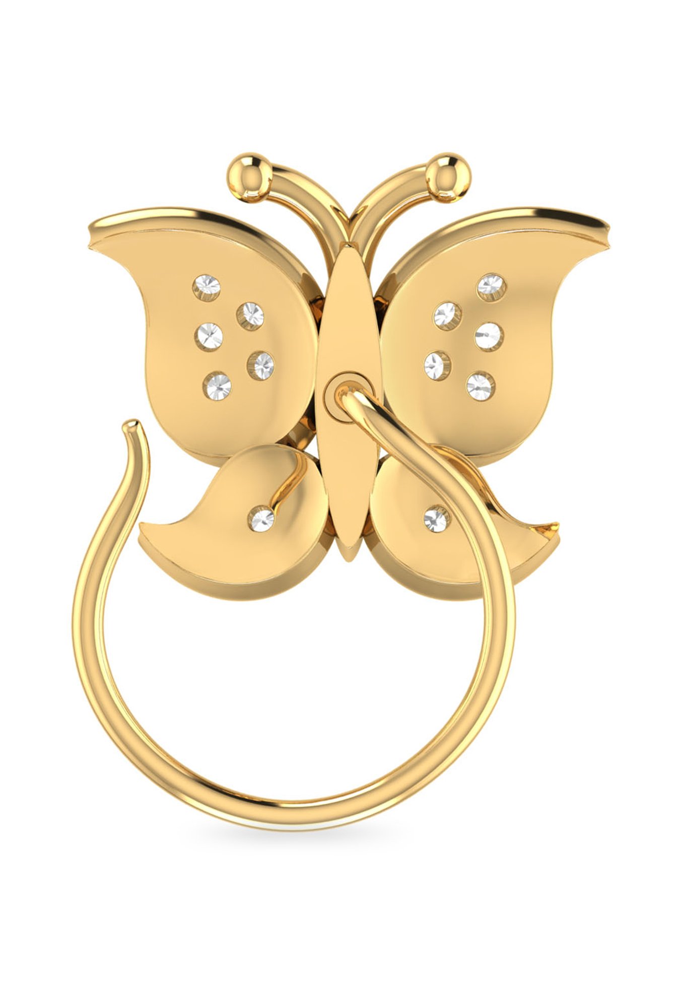 PC Jeweller Darda 22 kt Gold Nosepin