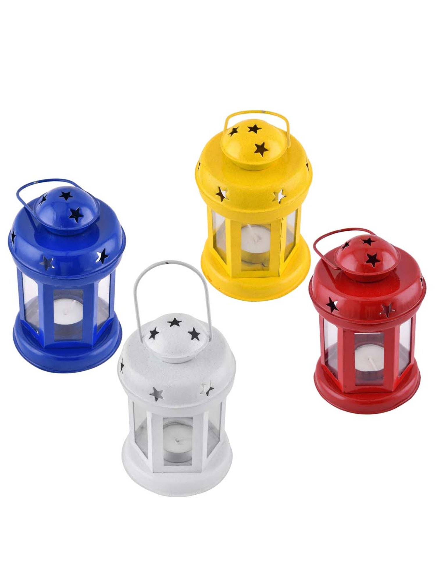 Homesake 'Halloween' Multicolor Metal Hanging Candle Holder - Set of 4