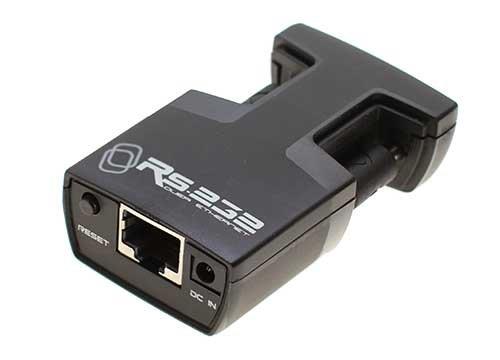 CableMax CableMax Ethernet to RS232 9 Pin Dongle up to 230kbps