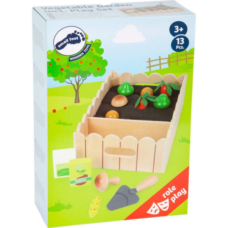 Small Foot Wooden Toys Vegetable Garden Complete Playset