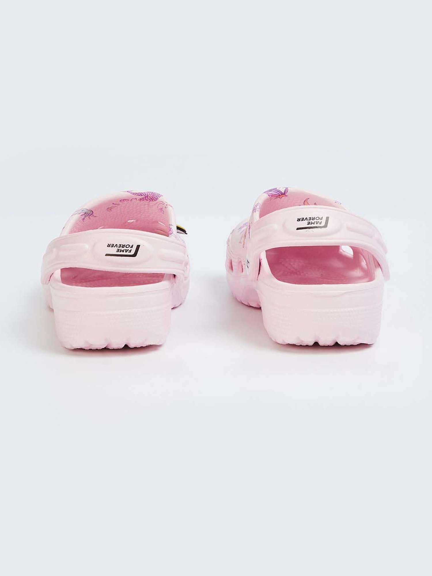 Landmark Girls Pink Back Strap Clogs