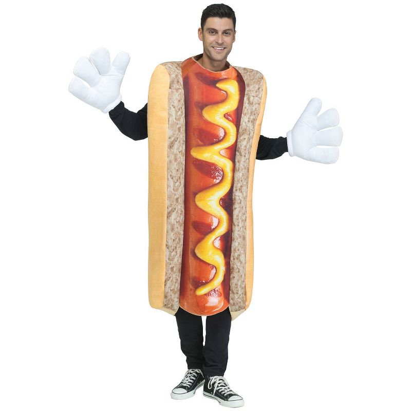 Adult Hot Dog Photo Real Halloween Costume