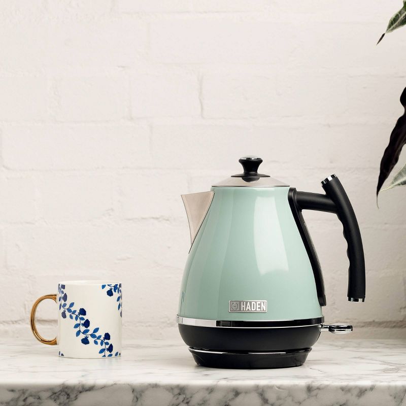 Haden Cotswold 1.7L Stainless Steel Electric Kettle - Light Green