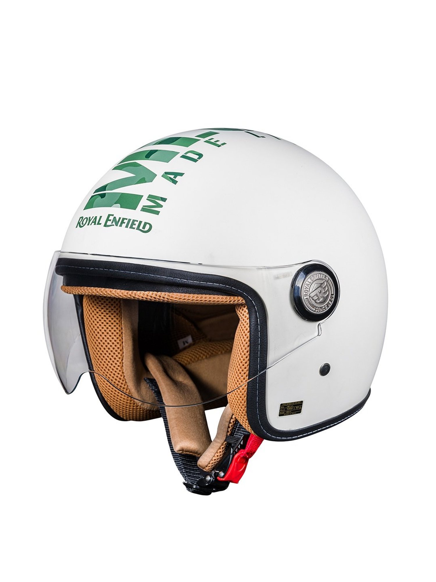 Royal Enfield Chopper Open Face MLG Helmet Off White XL
