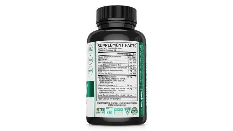 Zhou Calm Now Dietary Supplements - 60ct