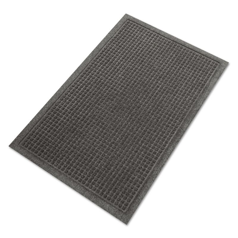 3'x10' Rectangle Solid Floor Mat Black - Guardian