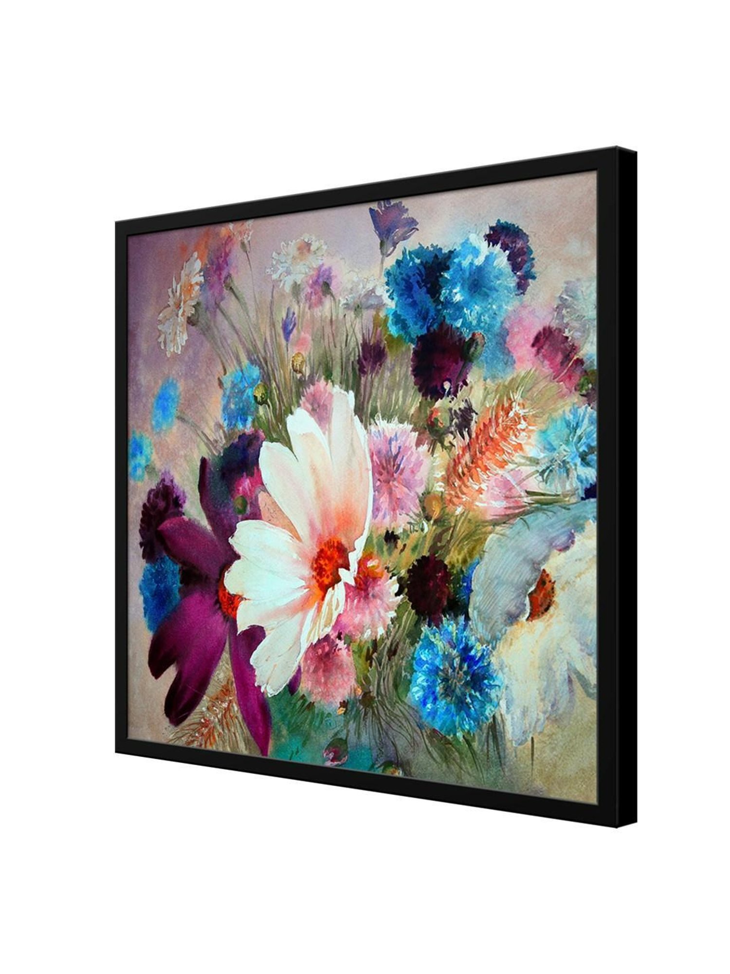 999Store Printed Multicolor Canvas Wall Art