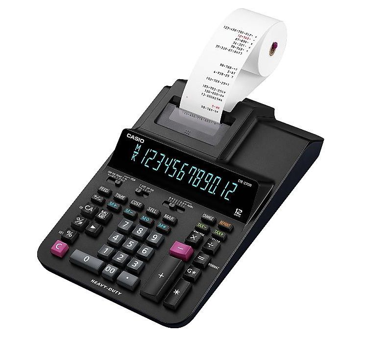 Casio DR-270R 12-Digit Heavy Duty Printing 
