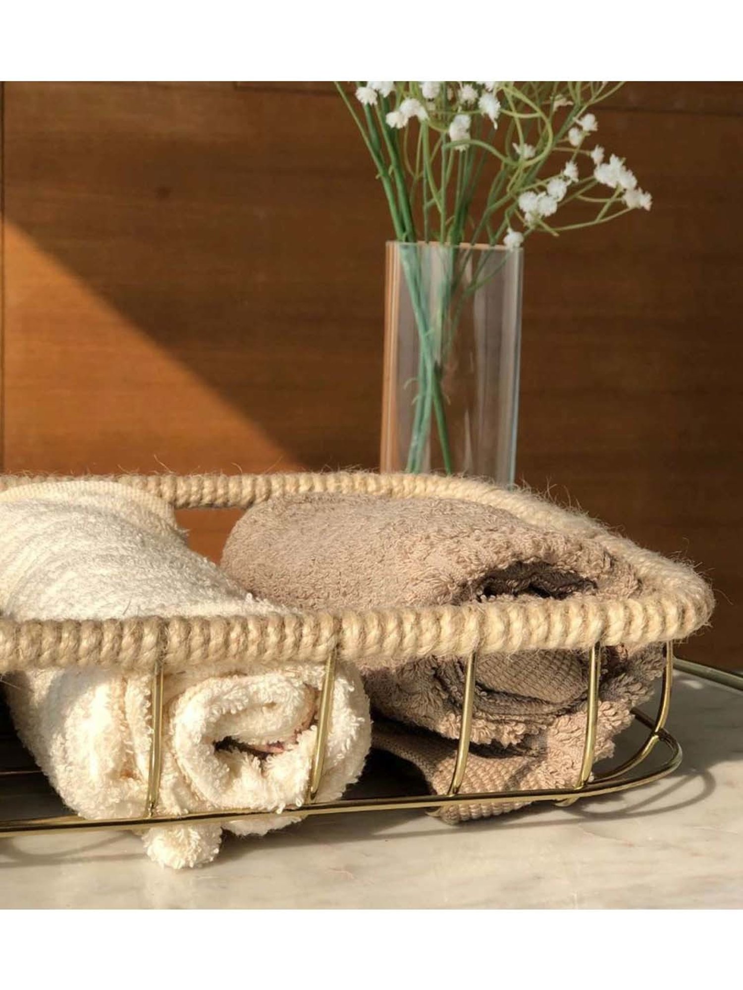 Mason Home Gold Sochi Basket - Small