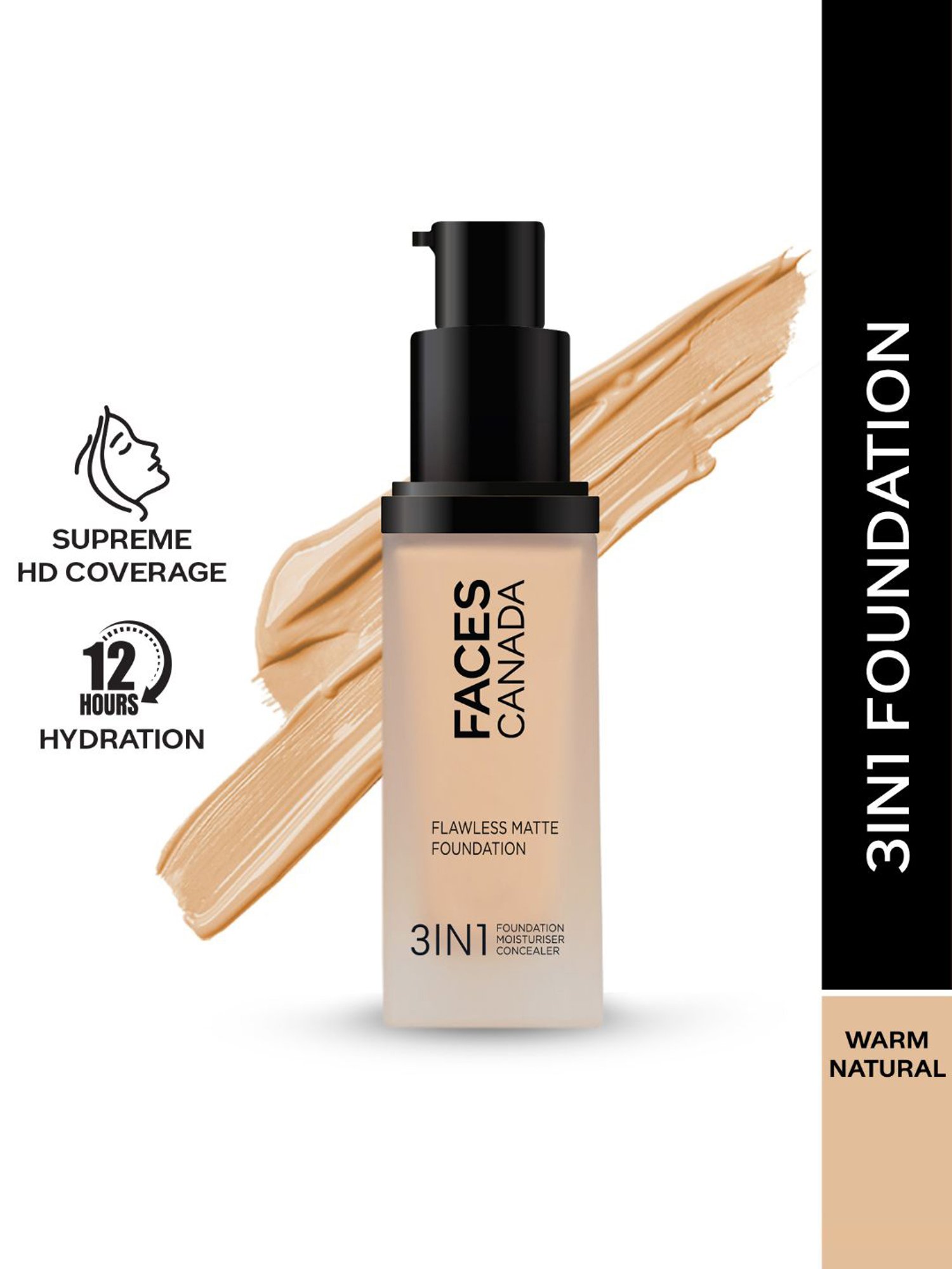 FACES CANADA Flawless Matte Foundation Warm Natural - 30 ml