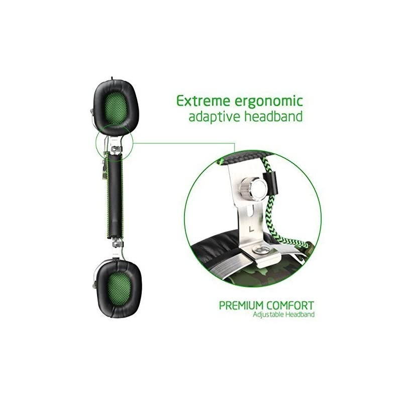 SA926T Xbox One Headset Surround Sound OverEar Headphones Gaming Headsets for Xbox OnePCMac PS4 PhoneLaptop