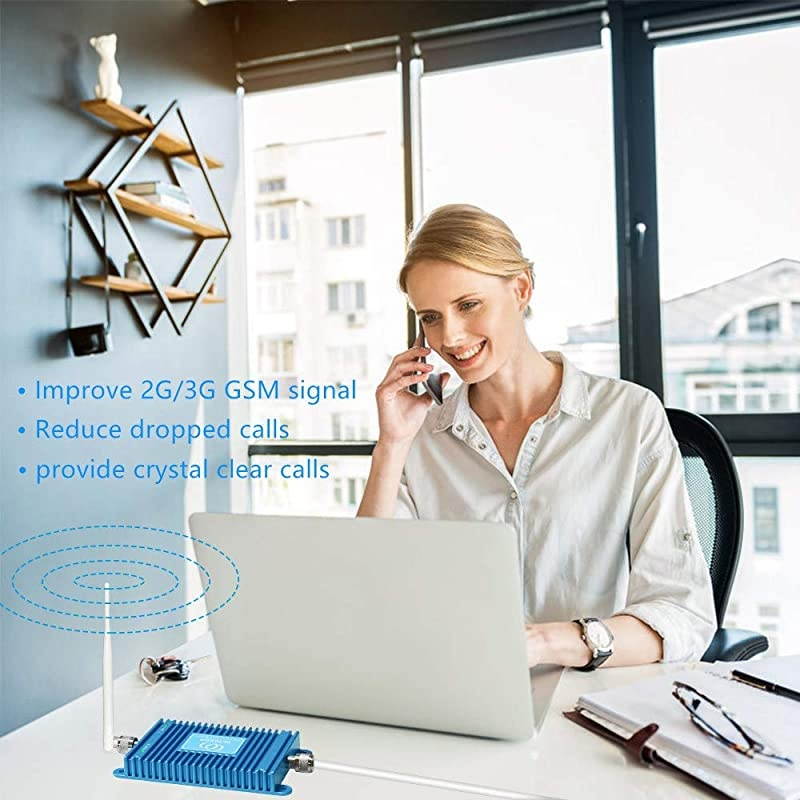 LTE ATT TMobile 65dB 700MHz Cell Phone Signal Booster for Home and Office Band 1217 FDD LTE Mobile Phone Signal Amplifier Including 45 Feet RG58 Cable Repeater Full Kit