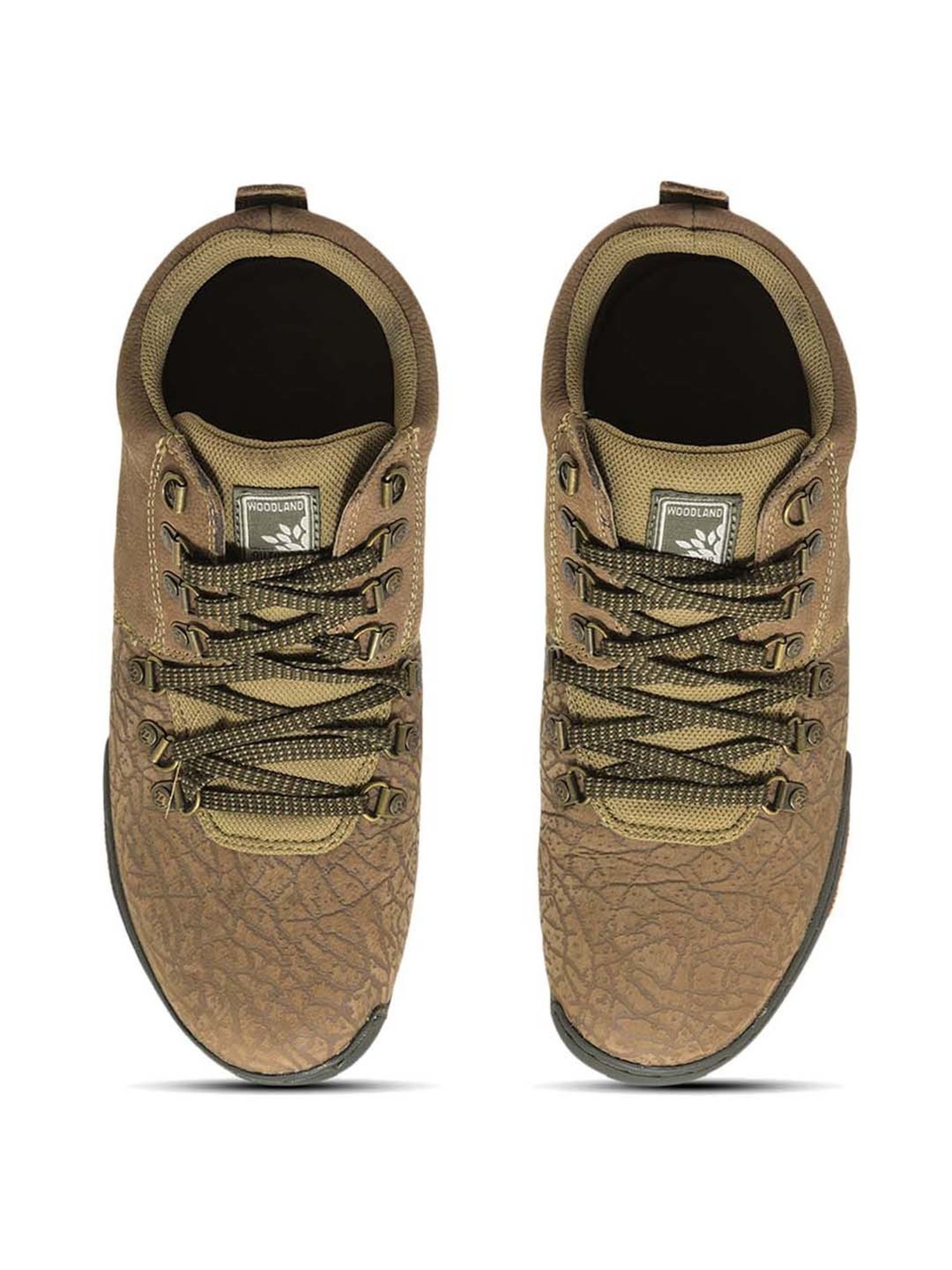 Woodland Men's Dubai Khaki Ankle High Sneakers