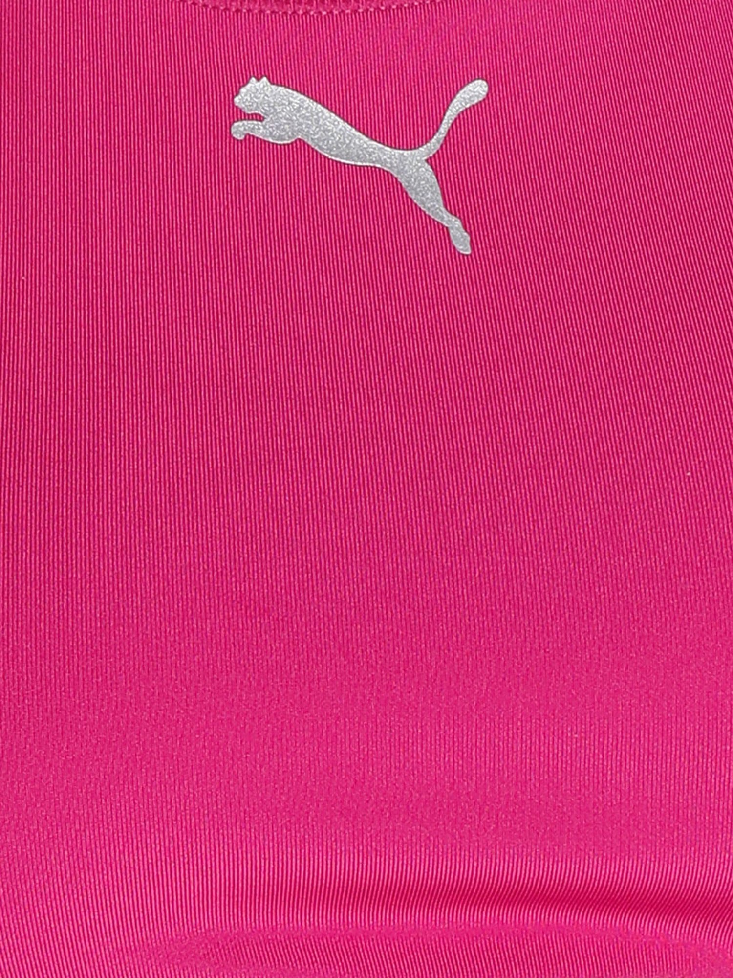 Puma Pink Non Wired Padded Sports Bra
