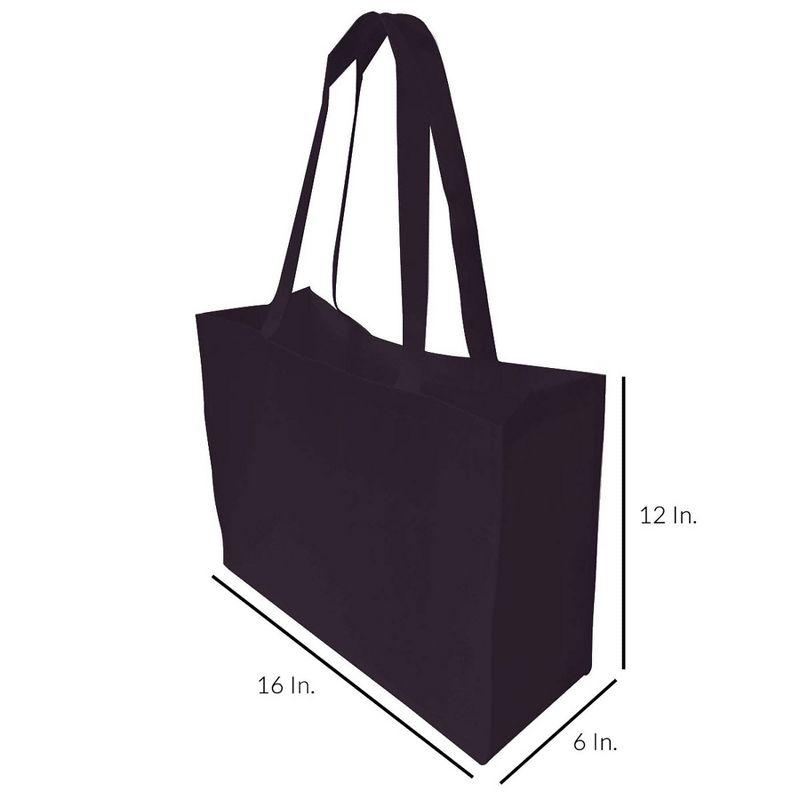 12pc Gift Bags Black