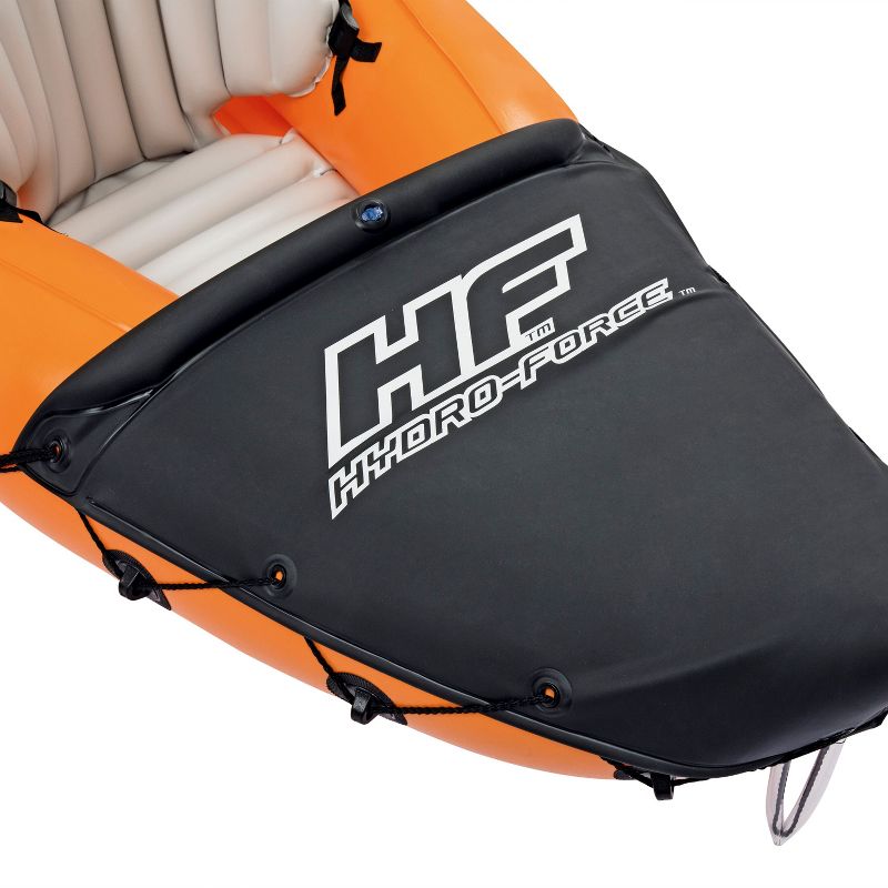 Intex Excursion 5 Person Inflatable Raft, 2 Oars and 2 Red Life Jackets, L/XL