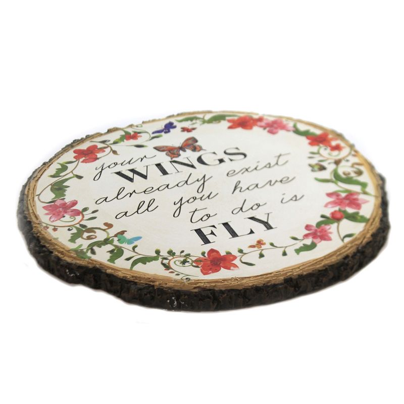 Home & Garden 10.75" Butterfly Garden Stone Wings To Fly Landscape Roman, Inc  -