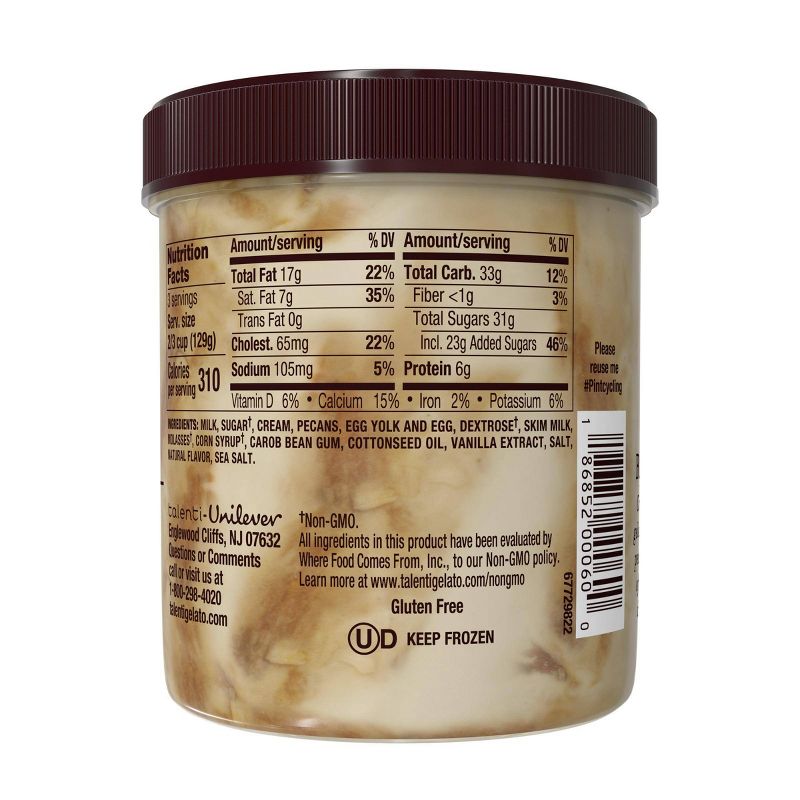 Talenti Gelato Southern Butter Pecan  - 16oz