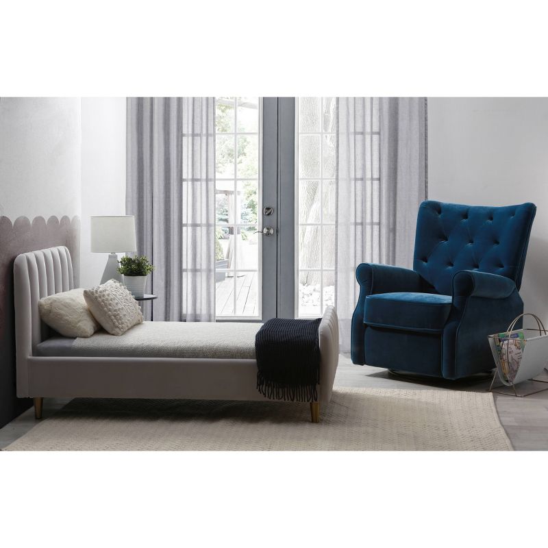 Karla Dubois Gatsby Toddler Bed - Sterling Silver