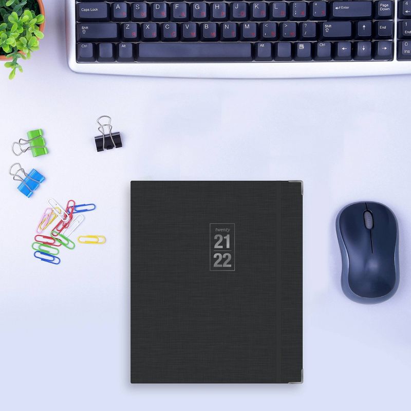 2021-22 Academic Planner 8.5" x 11" Flexible Cover Weekly/Monthly Wirebound Rose - The Home Edit