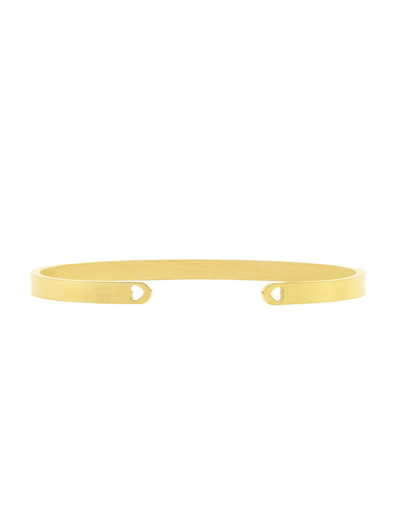 Joker & Witch La Vie Est Belle Gold Mantra Band Flexible fit Bracelet