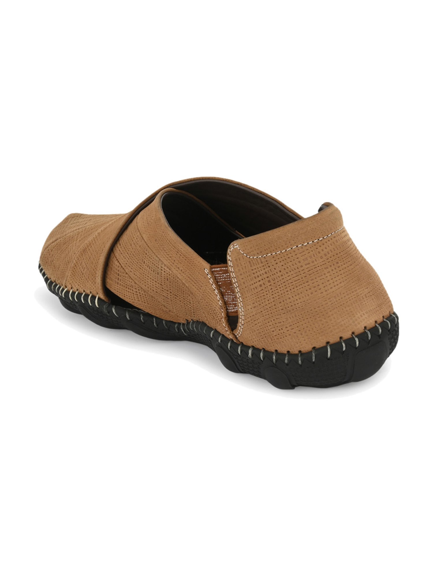 Hitz Men's Camel Fisherman Sandals