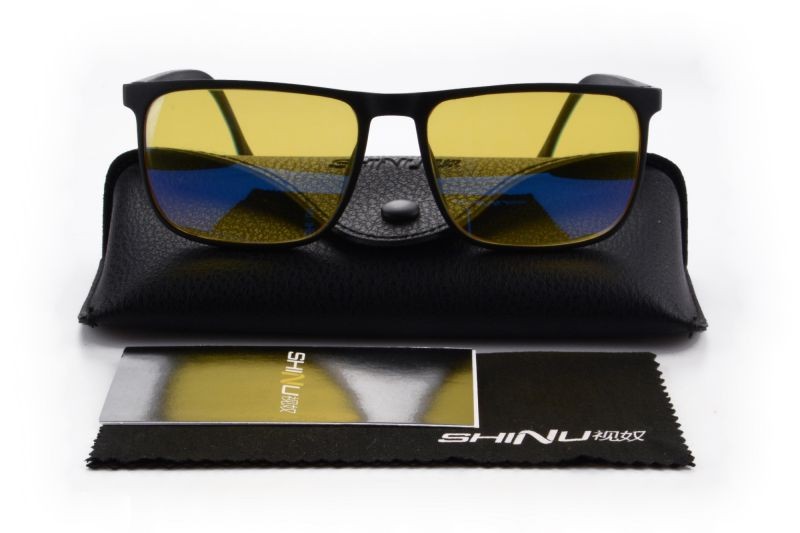 SHINU Monitor Users Anti Blue Light Computer Glasses Orange Lens and Driving Anti fatigue Computer Gaming glasses-SH078